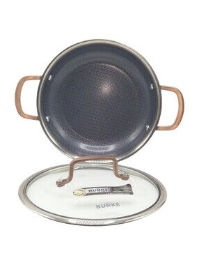 David Burke 9.5" Nonstick Ceramic Hybrid Everyday Pan Cookware Copper Handle
